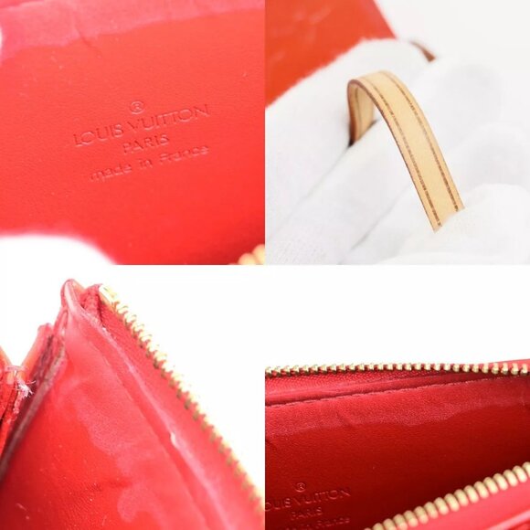 LOUIS VUITTON LV Motto Shoulder Bag Monogram Vernis Leather Red - Picture 5 of 16